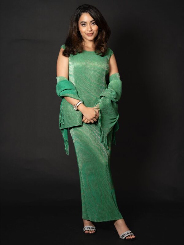 Ahana Regal Dress with Shawl(4)-min