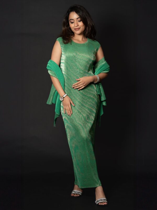 Ahana Regal Dress with Shawl