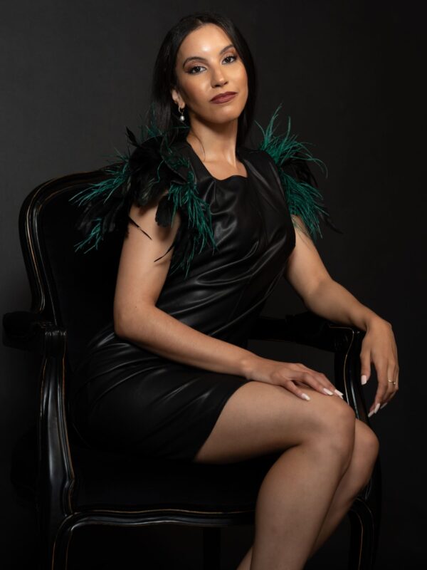 Aviary Feather Dress(4)