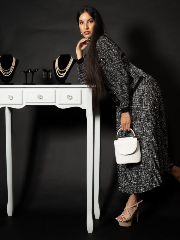 Black Luxe Jacket Dress