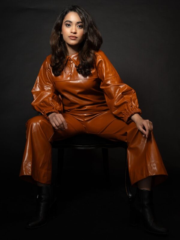 Faux Leather Co-ord Set(4)