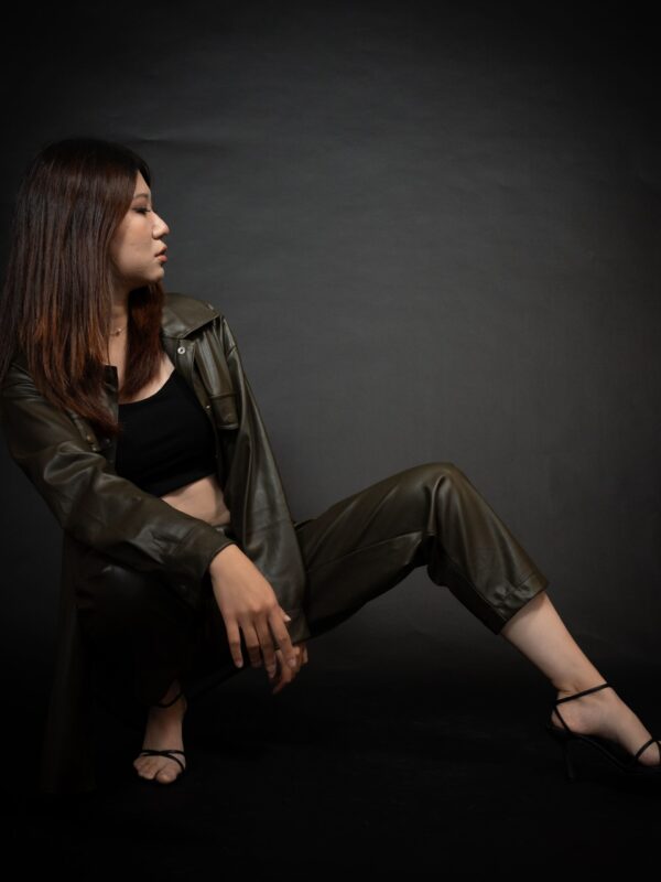 Olive Suede Leather Set(1)