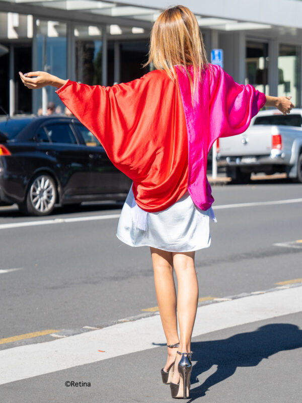 Red & Pink Mosaic Dress(4)