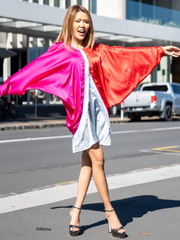 Red & Pink Mosaic Dress(7)