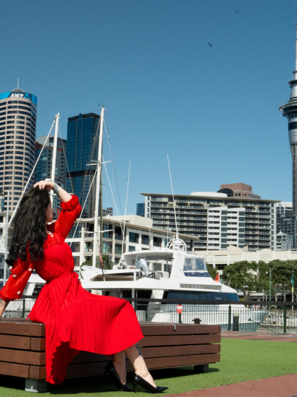 Valentine Dress - Ruby Red
