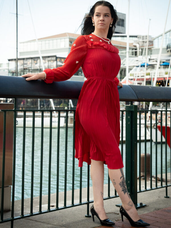 Valentine Dress - Ruby Red(3)