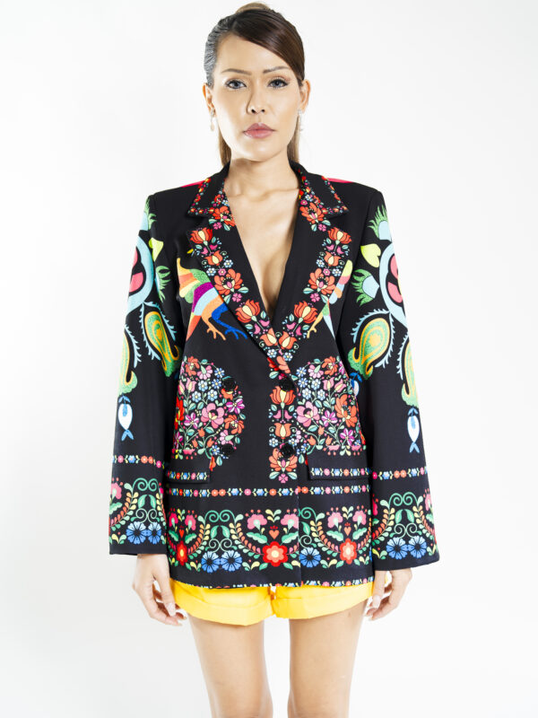 Classic Floral Blazer