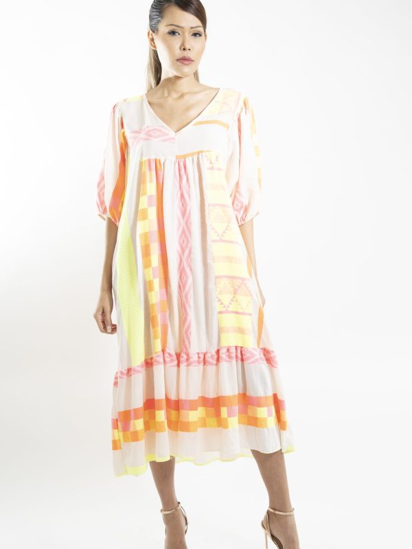 SS Lino Neon Dress