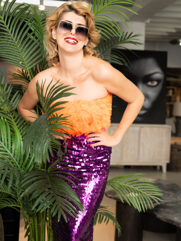 Ruffled Romance Top & Sequin Siren Skirt(1)