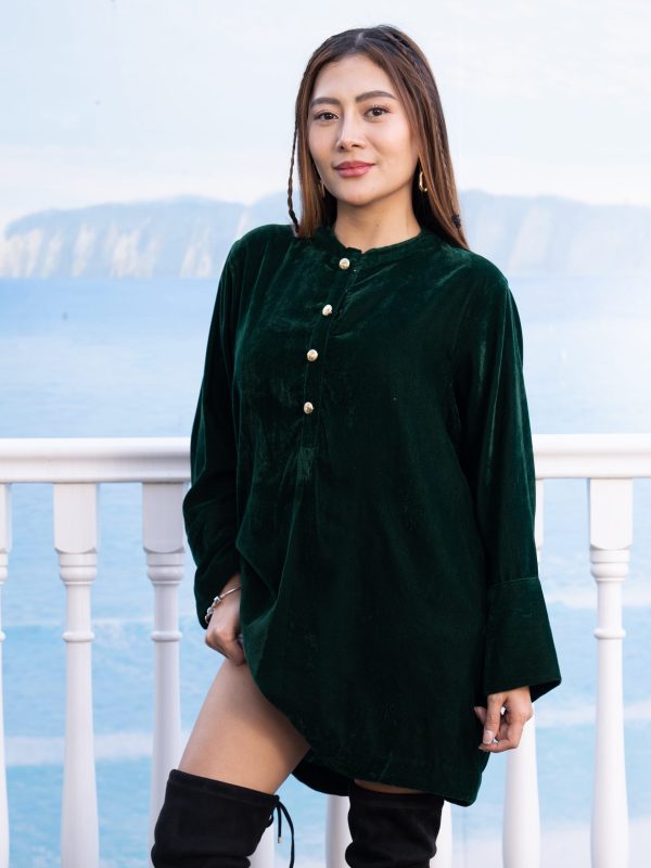 Emerald Velvet Top(2)