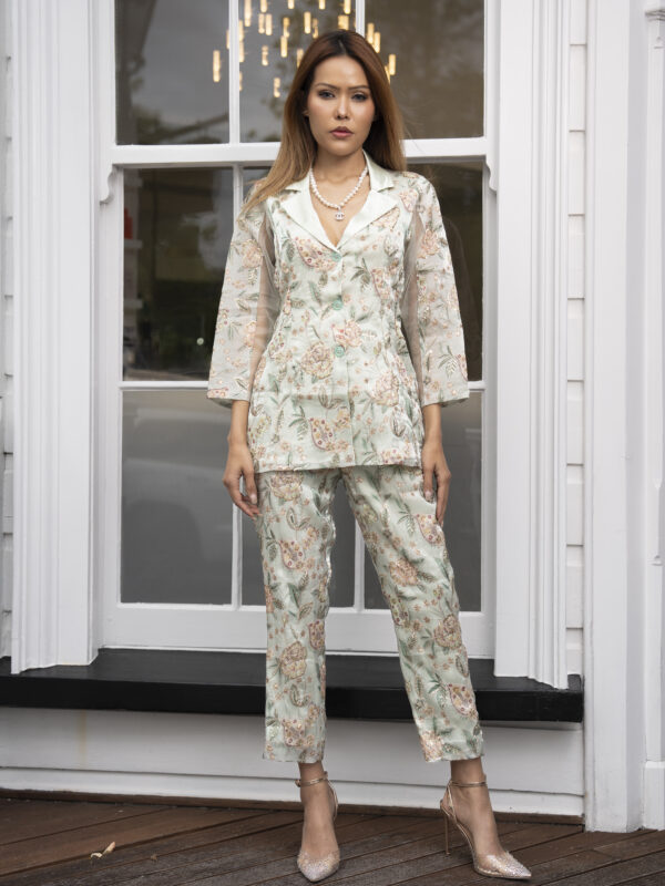 Floral Organza Ensemble(2)