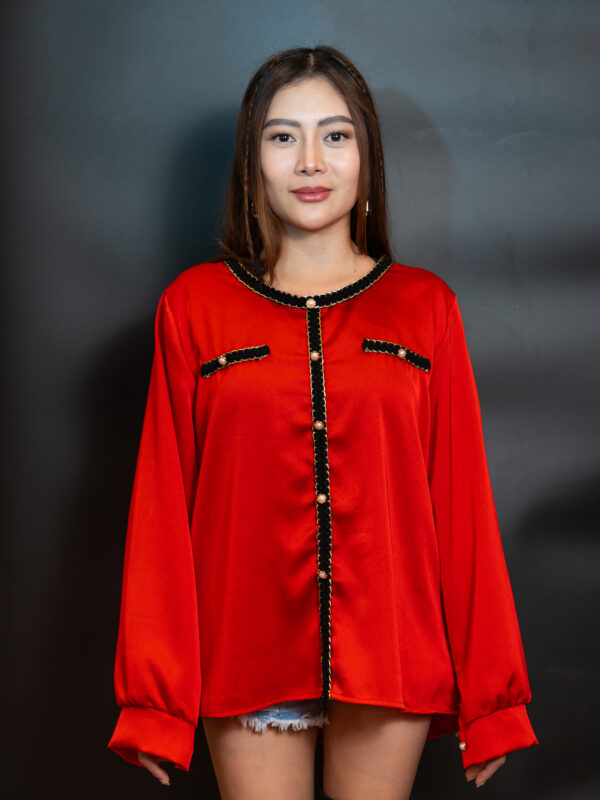 Royal Red Majesty Top