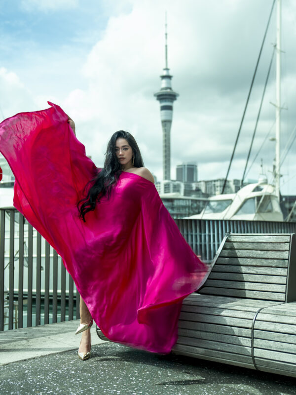 Silk Serenity Kaftan Dress