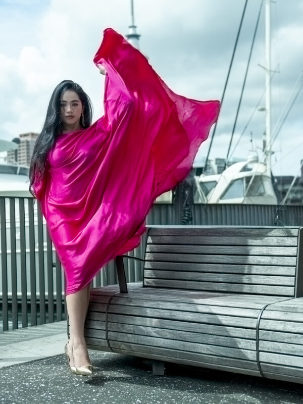 Silk Serenity Kaftan Dress(1)