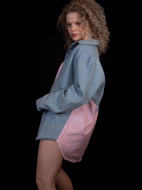 Blush Denim Shirt