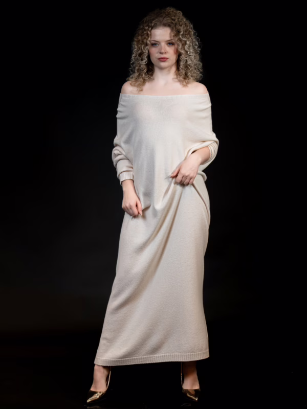 Ivory Ember Knit Dress