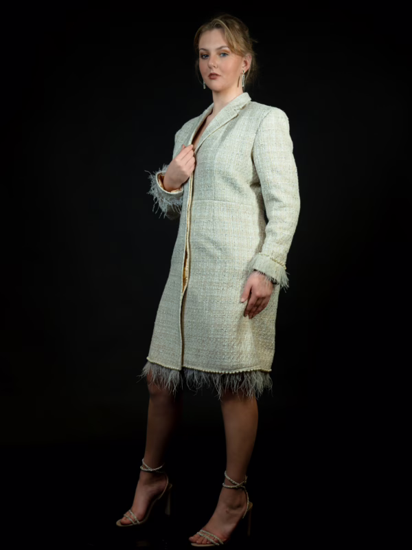 Ivory Tweed Empress Coat(1)