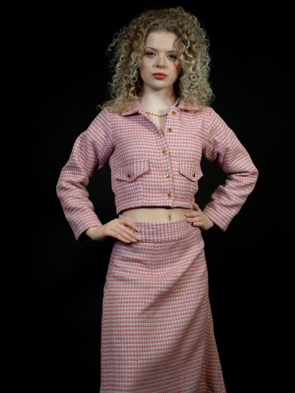 Pink Tweed Tapestry(5)