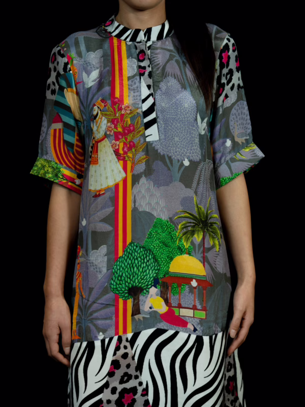 Vibrant Voyage Dress(4)