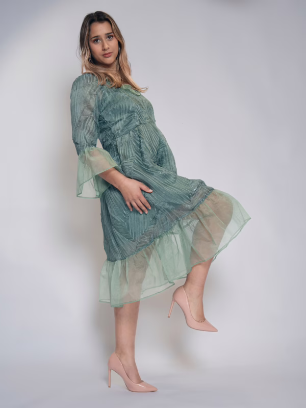 Gleam in Moss Dress