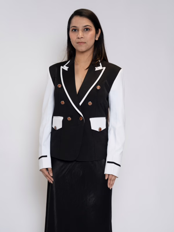 Monochrome Luxe Blazer