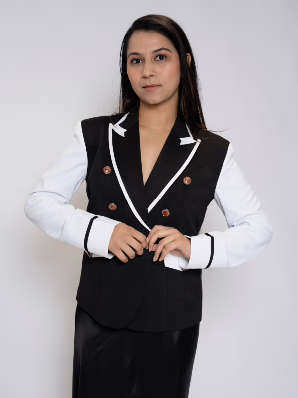 Monochrome Luxe Blazer
