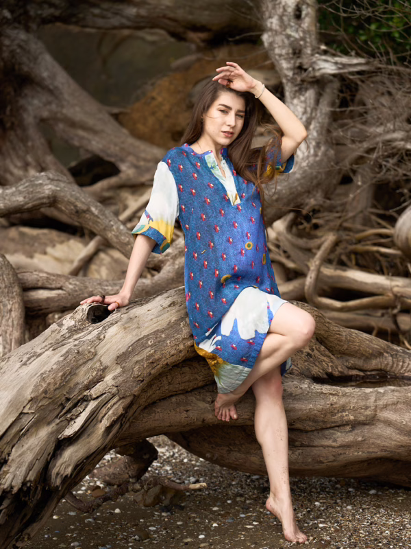 Indigo Mirage Dress(6)